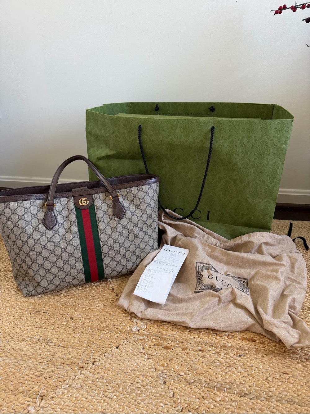Gucci Ophidia Tote Bag - Picture 1 of 4